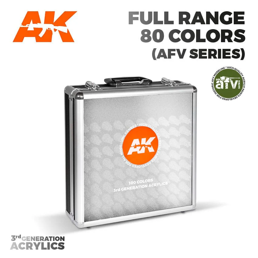 AK Interactive 3G Acrylics Briefcase - 80 Colors Full AFV Range - Image 4