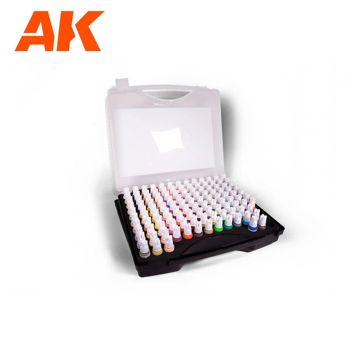 AK Interactive 3G Plastic Briefcase 120 Wargame Colors (Read Description) - Image 2