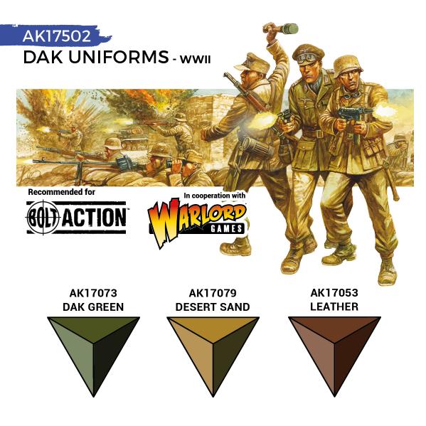AK-Interactive: Quick Gen Acrylic Contrast -Dak Uniforms (Quick Gen Set) - Image 3