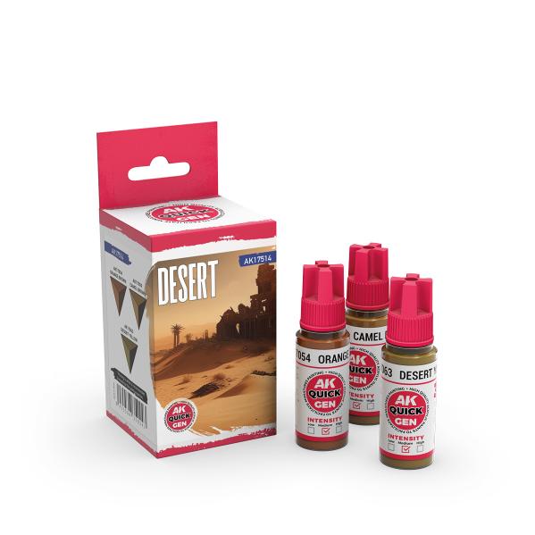 AK-Interactive: Quick Gen Acrylic Contrast -Desert (Quick Gen Set) - Image 2