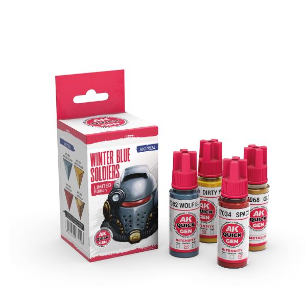 AK-Interactive: Quick Gen Acrylic Contrast -Winter Blue Soldiers (Quick Gen Set) - Image 2