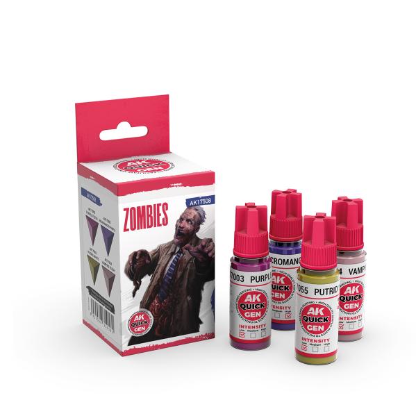 AK-Interactive: Quick Gen Acrylic Contrast -Zombies (Quick Gen Set) - Image 2