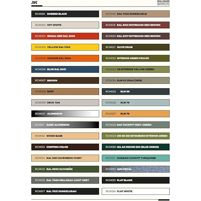 AK Interactive - Special Box 34 Real Colors Markers - Image 3