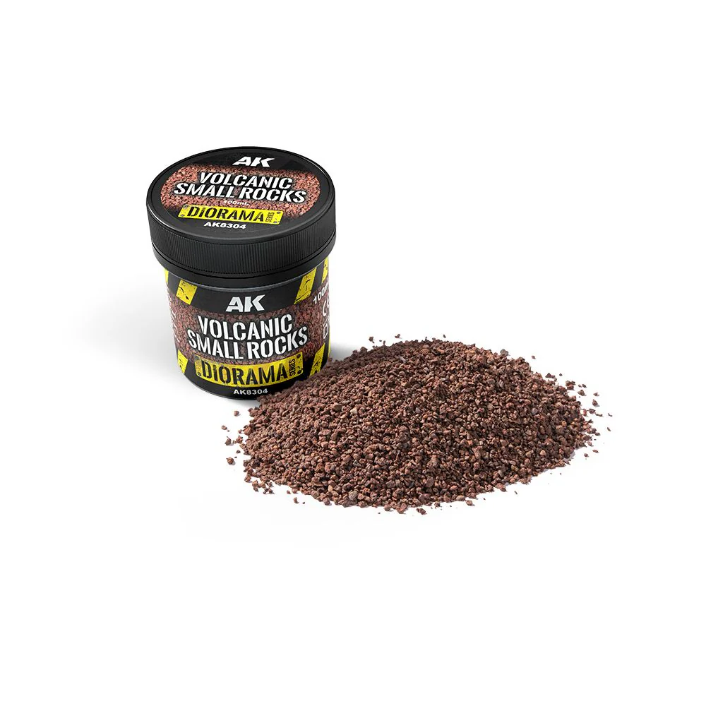 AK Interactive Volcanic Small Rocks 100ml
