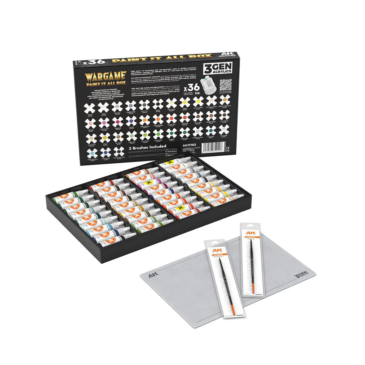 Ak Interactive: Wargame Paint It All Box 3Gen x36 - Image 3