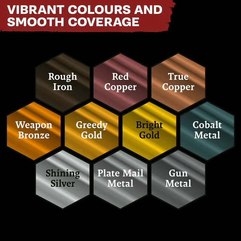 Army Painter Warpaints Fanatic Metallics Combo Set – 10 Paints - Image 3