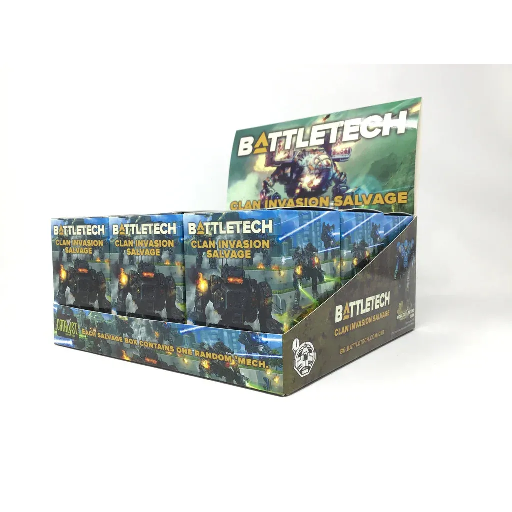 BattleTech Minis BattleTech: Clan Invasion Salvage Blind Box Display (9) - Image 4