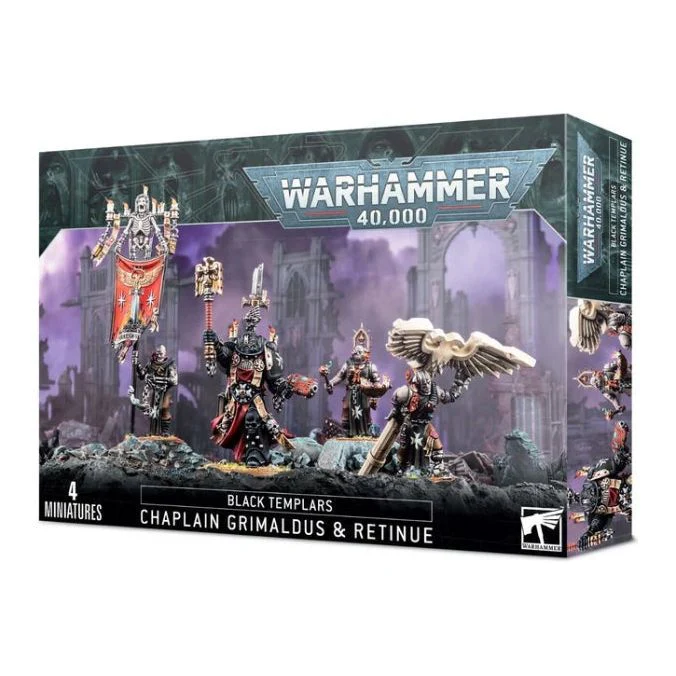 Chaplain Grimaldus & Retinue Black Templars