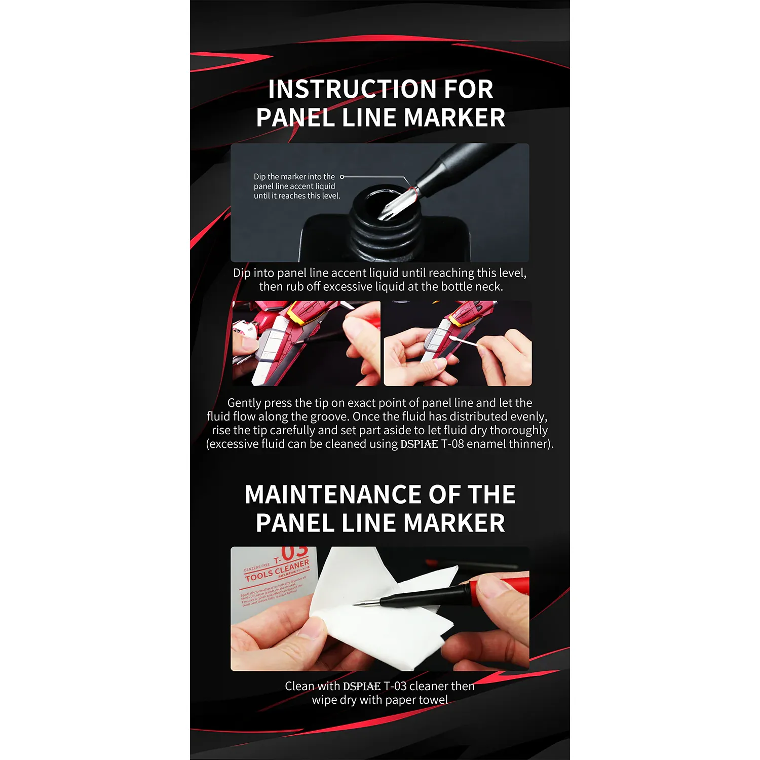DSPIAE PT-PL Phoenix Plume Panel Line Marker - Image 3