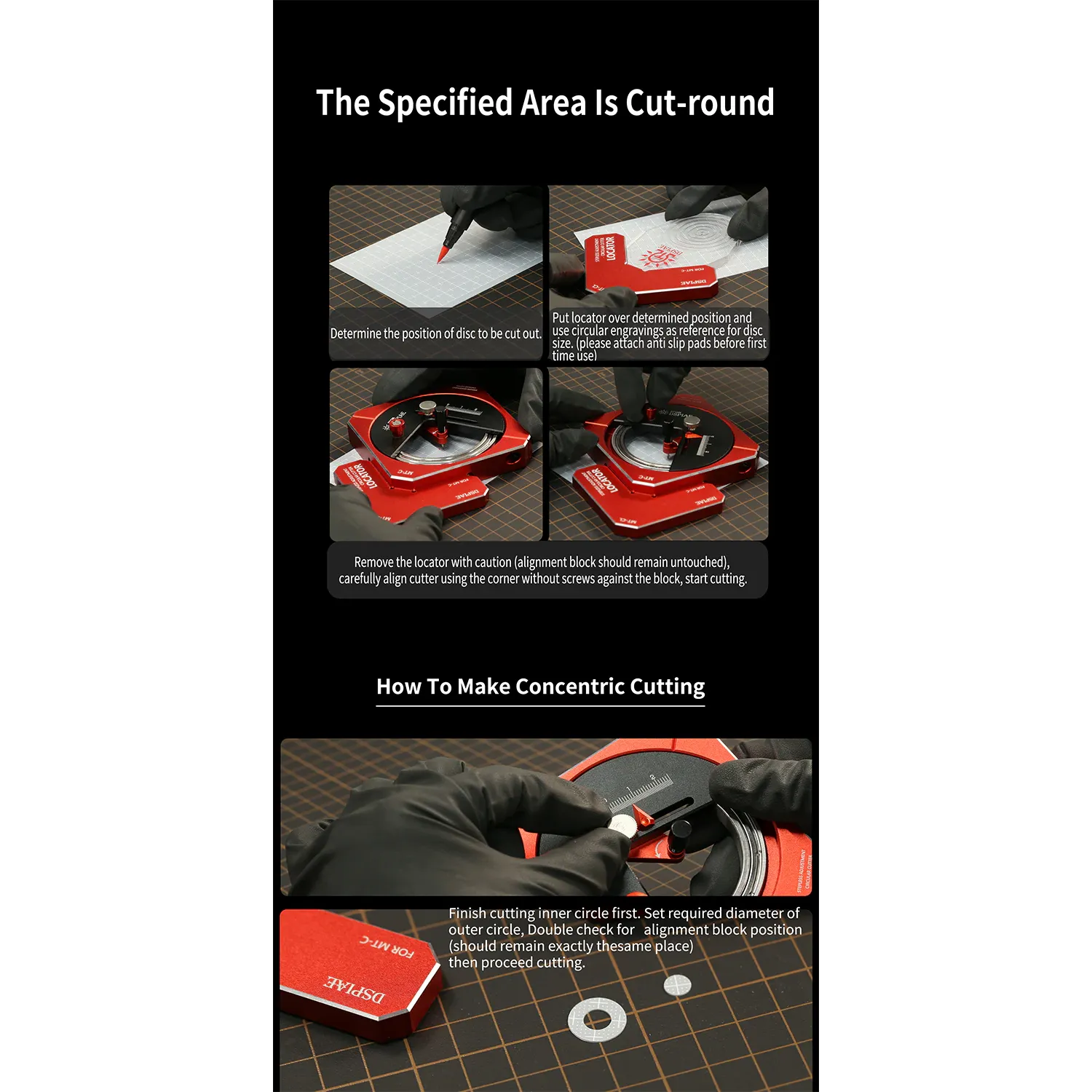 DSPIAE Stepless Adjustment Circular Cutter - Image 6