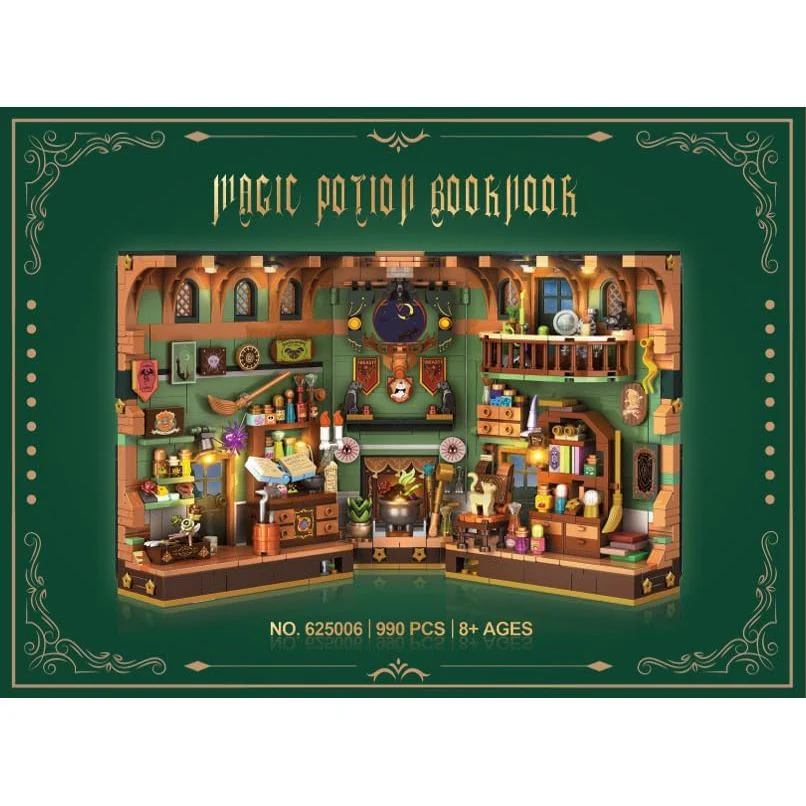Magic Potion Booknook Building Set with Light - Image 4