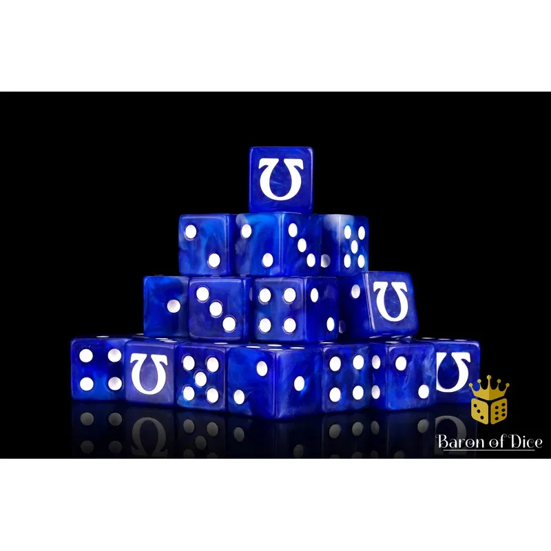 Omega (White, Square Corner) - Baron of Dice