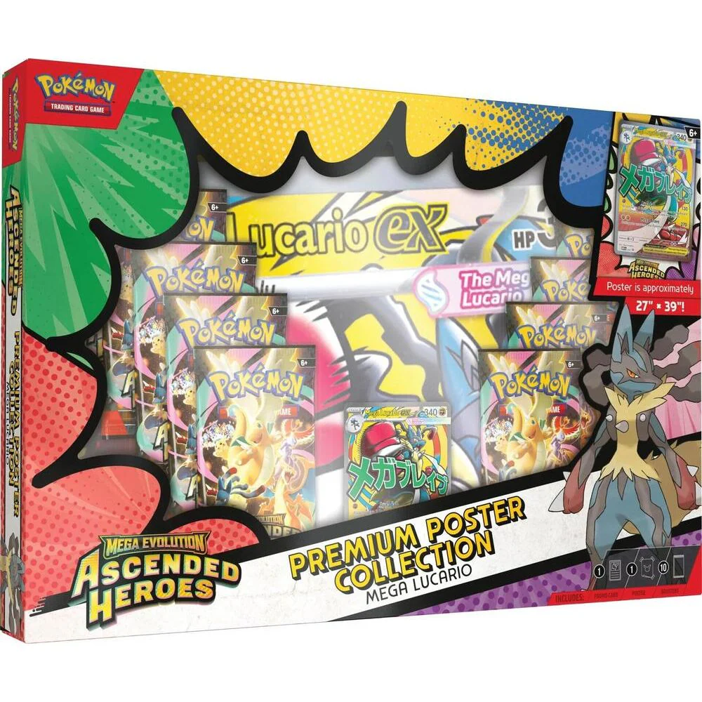 Pokémon TCG: Mega Evolution 2.5: Ascended Heroes: Premium Poster Collection (Styles Vary) - Image 2