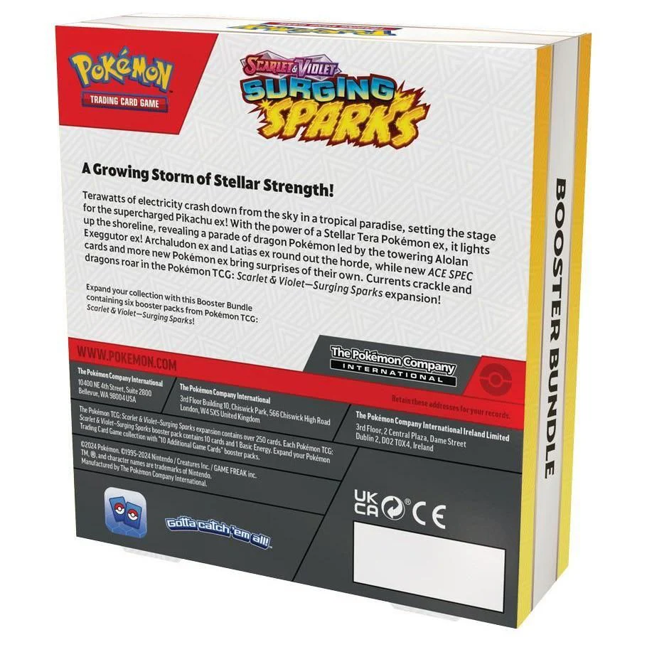 Pokémon TCG: Scarlet & Violet 8: Surging Sparks: Booster Bundle - Image 2