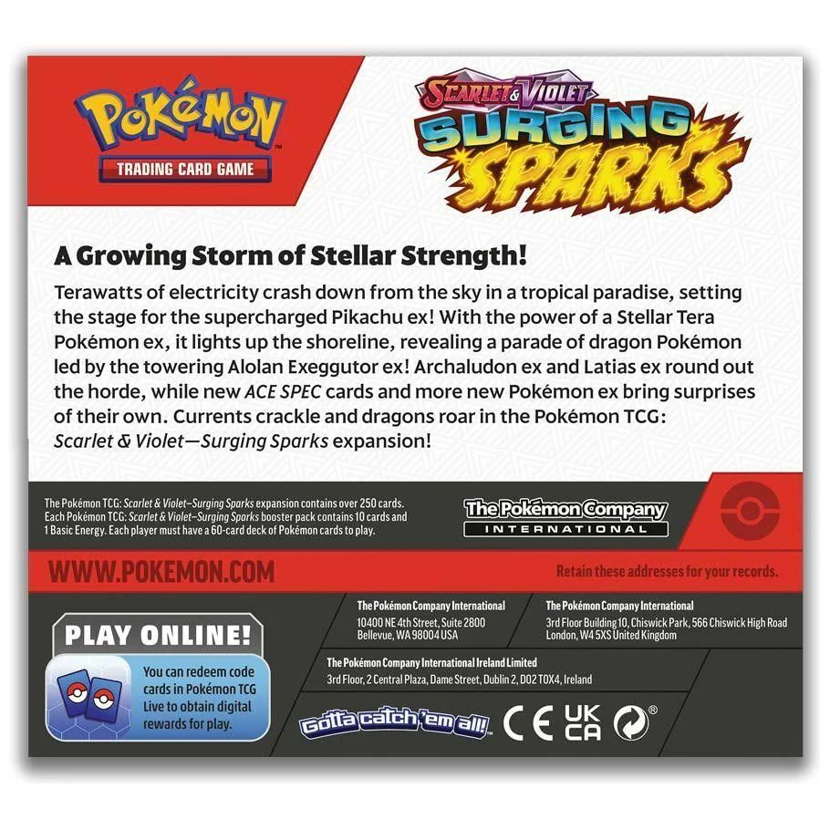 Pokémon TCG: Scarlet & Violet 8: Surging Sparks: Booster Display - Image 2