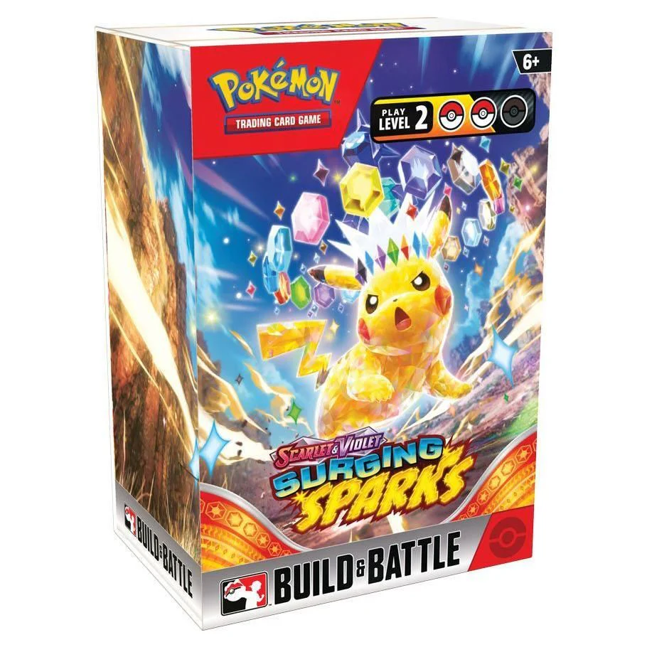 Pokémon TCG: Scarlet & Violet 8: Surging Sparks: Build & Battle Box Display - Image 2