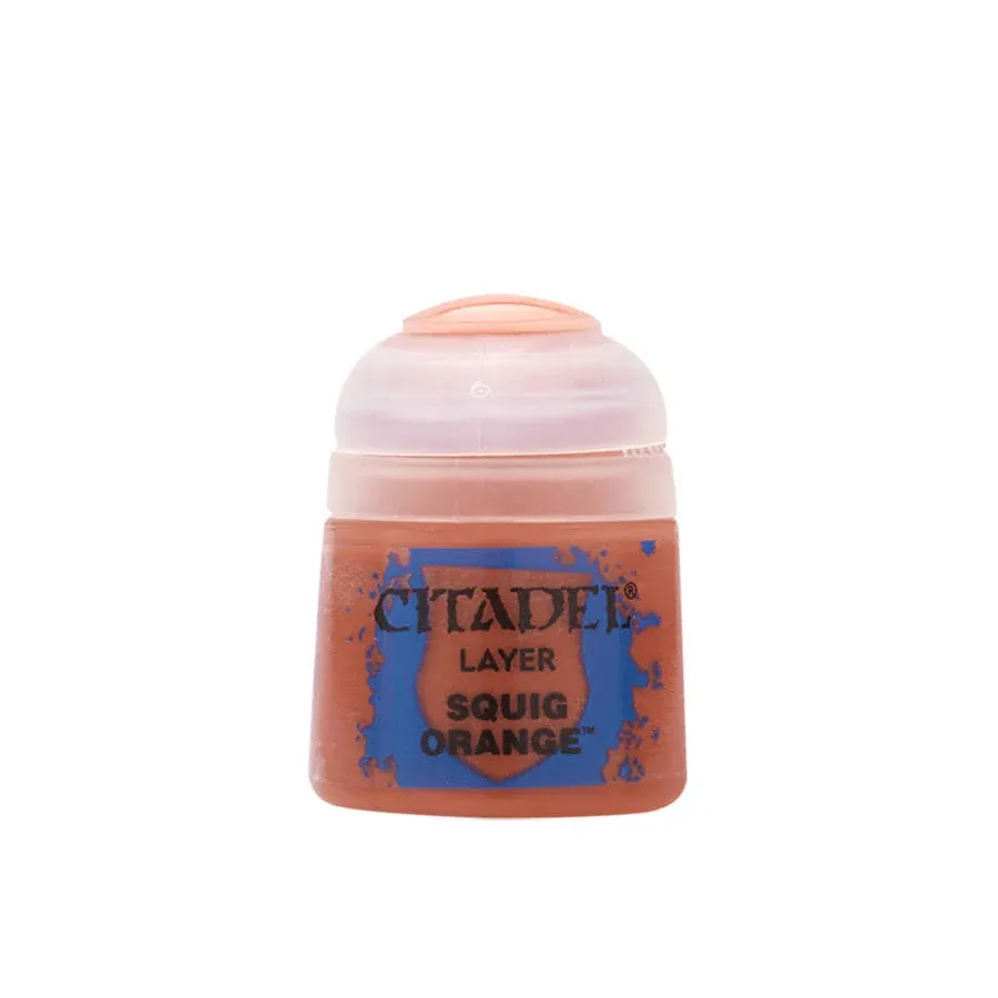 Squig Orange - Layer Paint