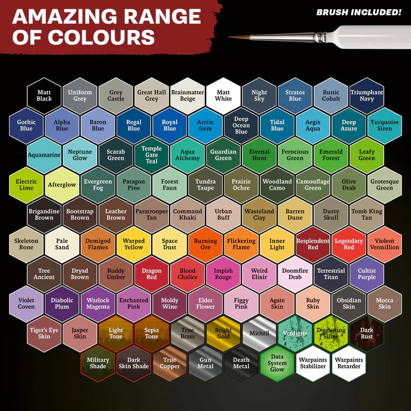 The Army Painter: Warpaints Fanatic Wargamers Paint Set (102) - Image 3