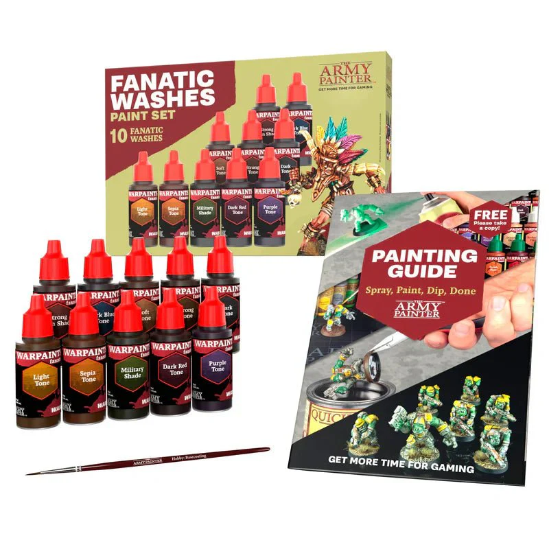 The Army Painter Warpaints Fanatic: Washes Paint Set - Image 2
