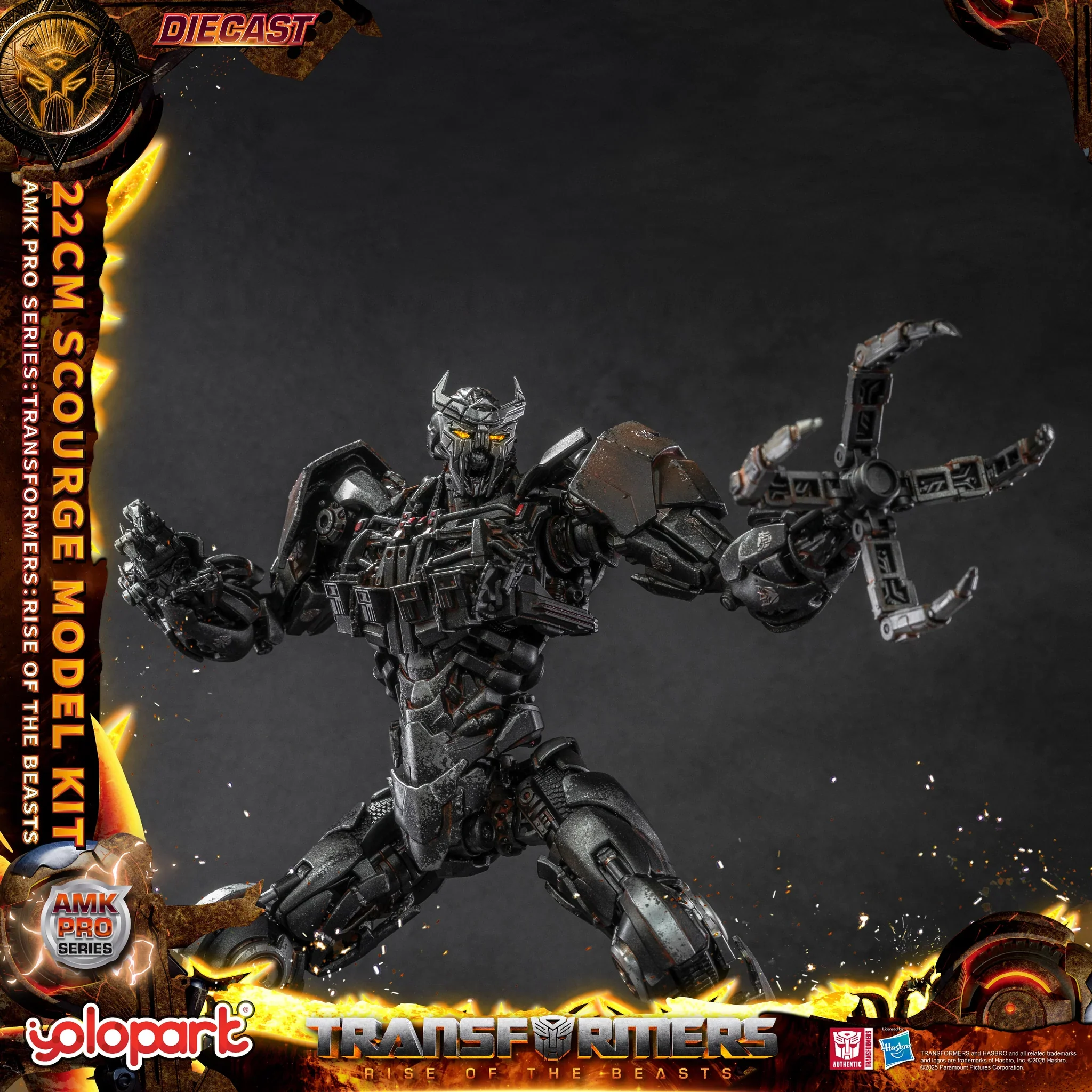 Transformers Rise of the Beasts: Scrouge Diecast Model Kit - Image 3