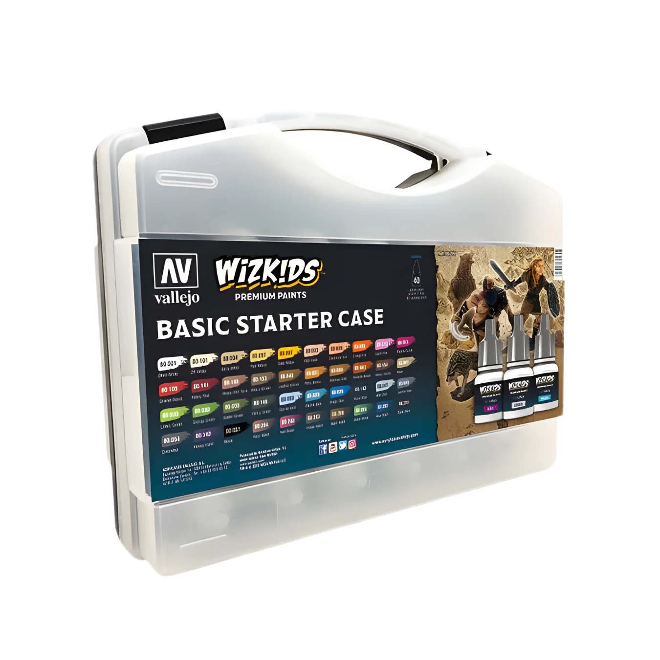 Vallejo Wizkids Premium Paint Set: Basic Starter Case