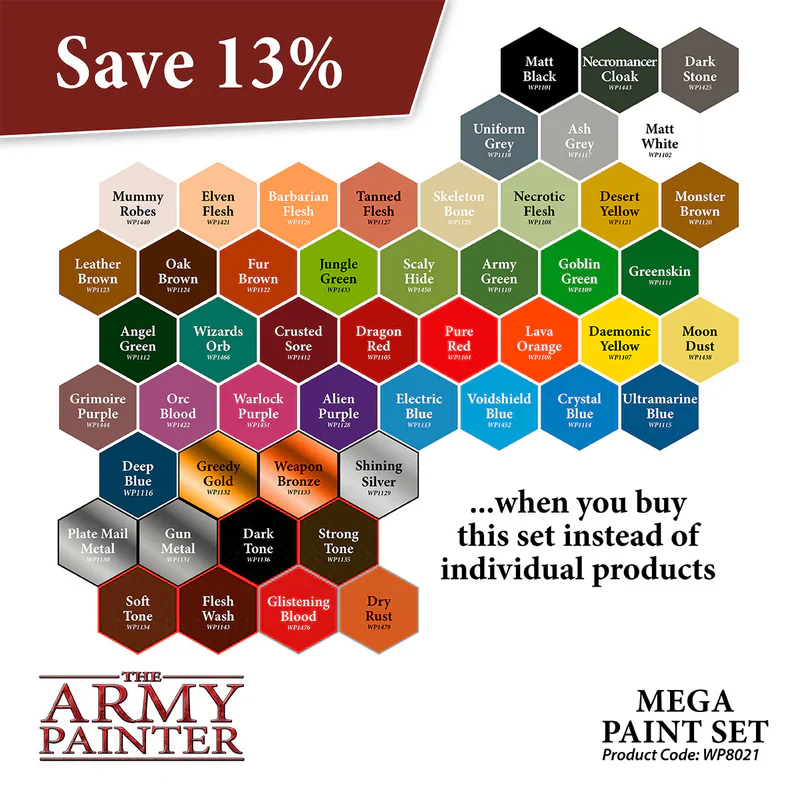 Warpaints: Mega Paint Set - The Army Painter - Image 3